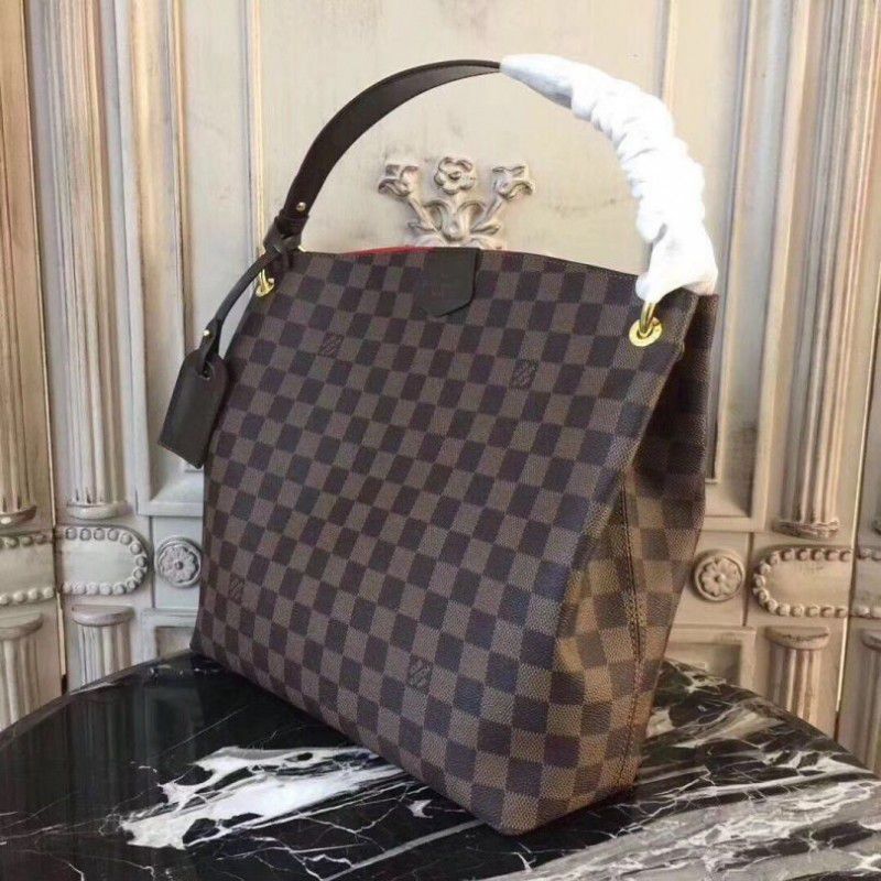 Graceful PM Bag Damier Ebene N44044