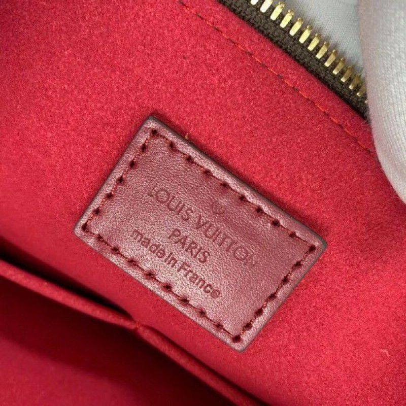 Flower Zipped Tote BB Monogram Canvas M44350 Red