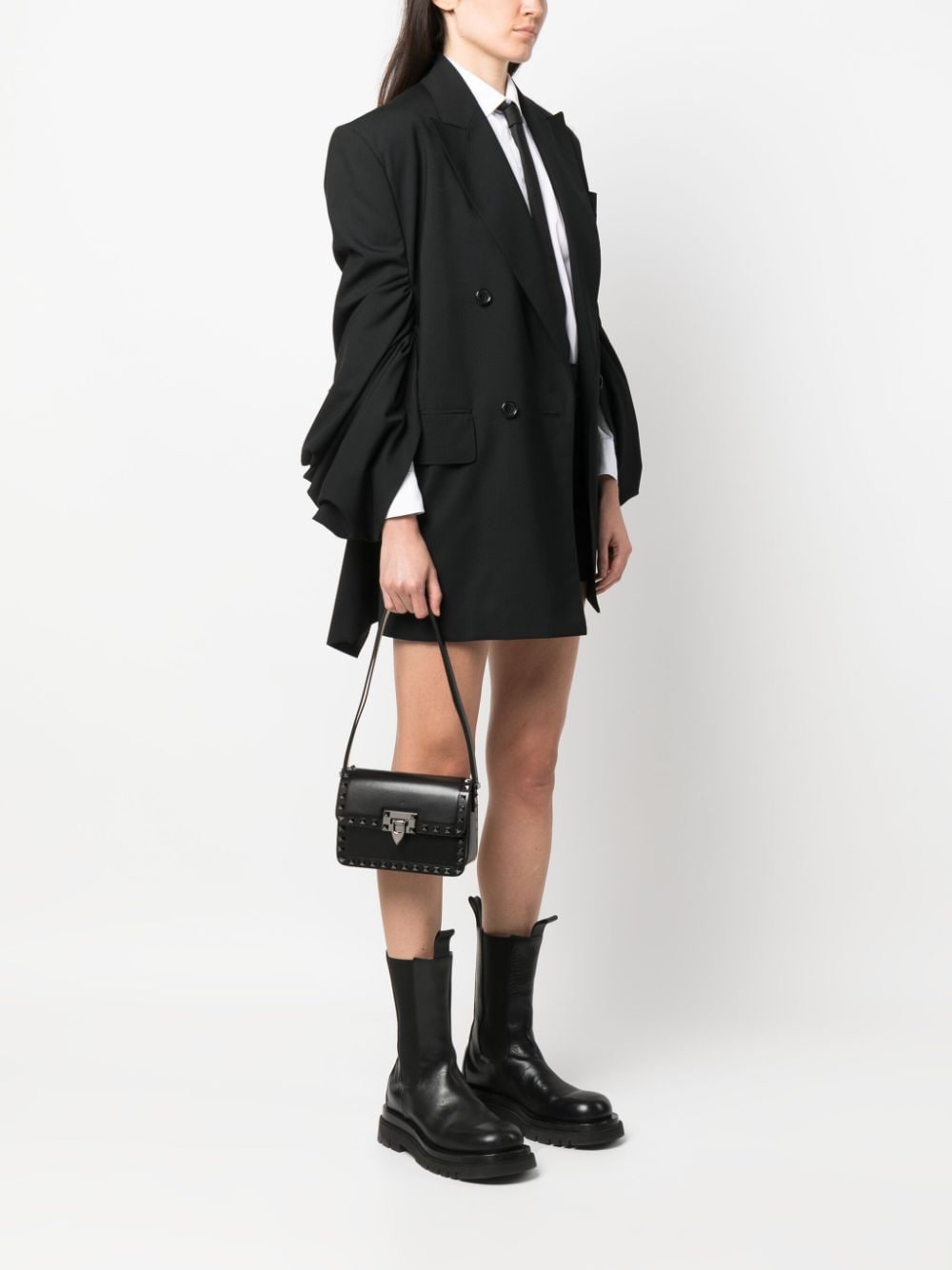 Valentino Garavani small Rockstud23 leather shoulder bag