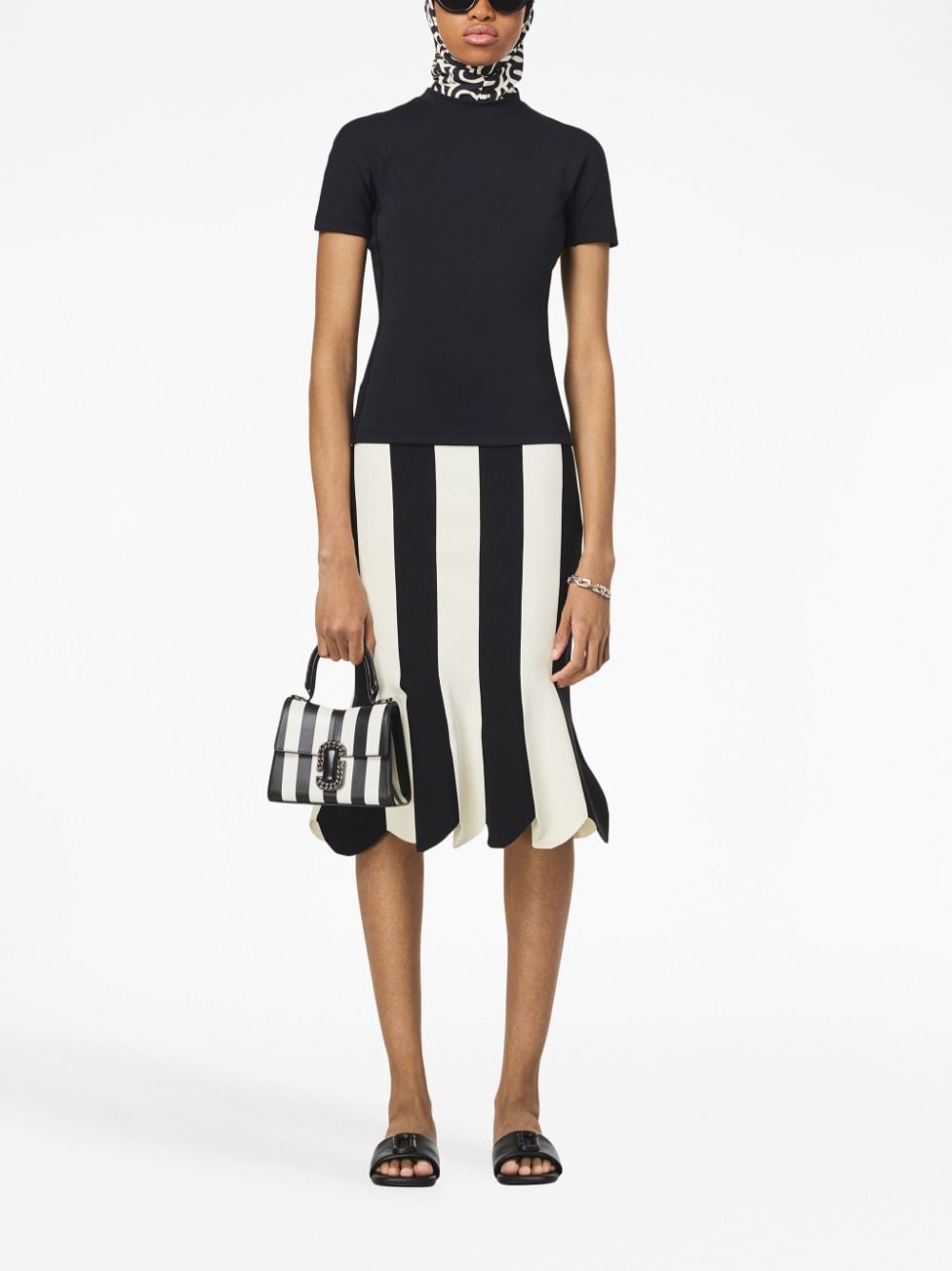 Marc Jacobs The Striped St. Marc top-handle bag