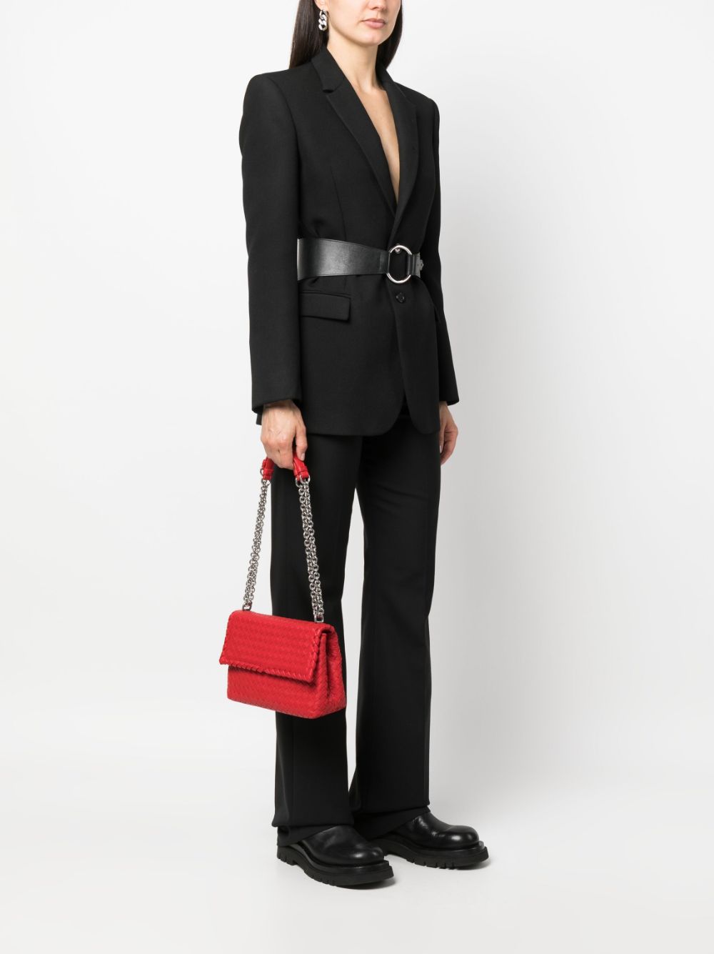 Bo*te*ga ve*ne*ta olimpia intrecciato shoulder bag