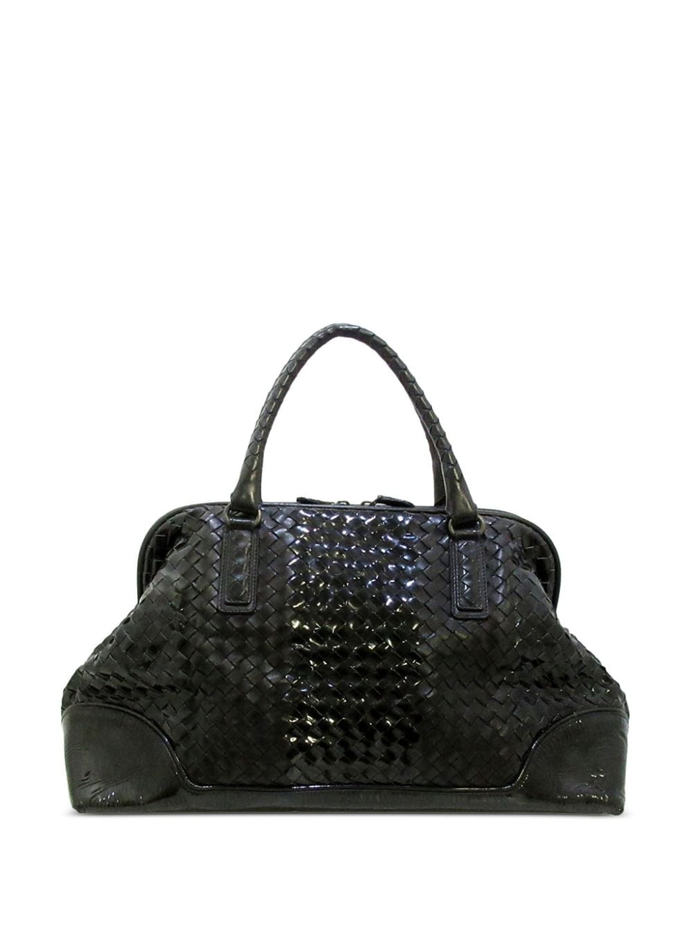 Bo*te*ga ve*ne*ta intrecciato two-way zip handbag