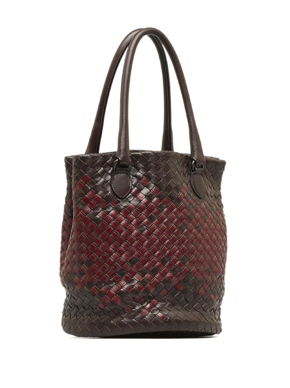 Bo*te*ga ve*ne*ta 2000-2010 intrecciato double-tone bucket bag
