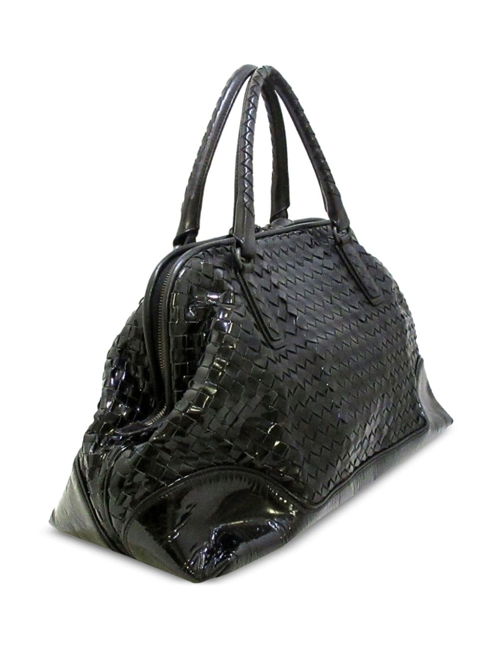 Bo*te*ga ve*ne*ta intrecciato two-way zip handbag