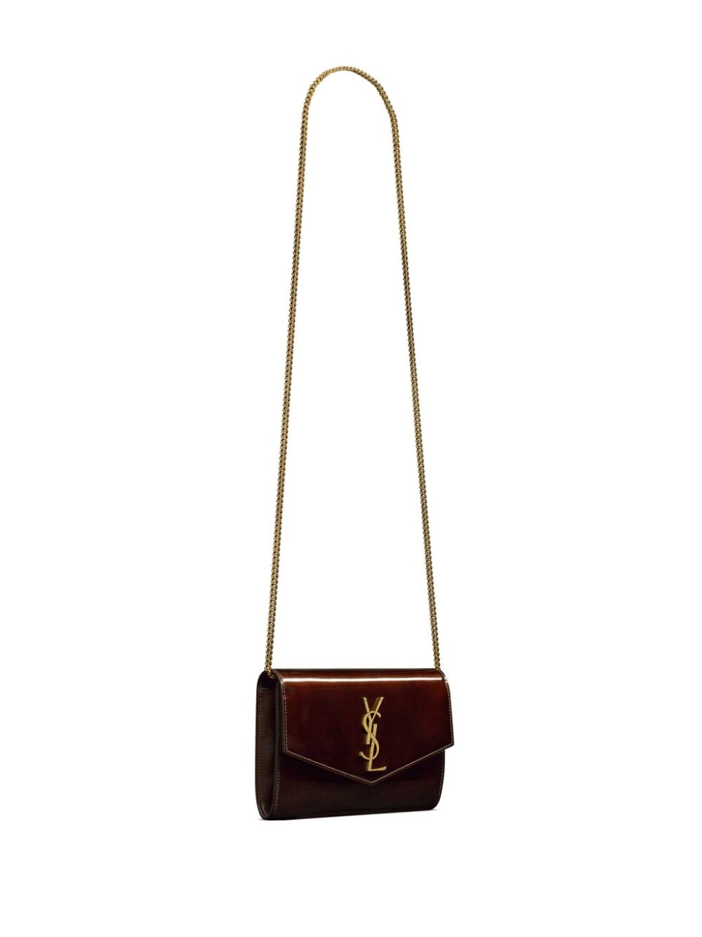 Saint Laurent Uptown envelope leather chain wallet