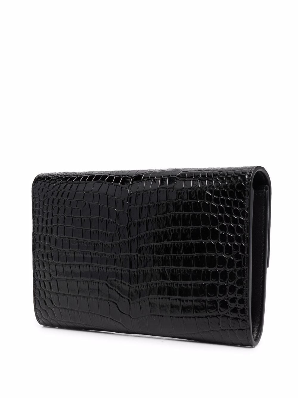 Saint Laurent Uptown crocodile-effect crossbody bag